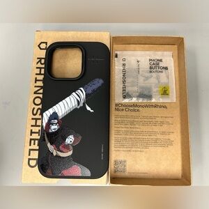 Naruto Rhinoshield black iPhone 16 case, Naruto Shippuden, Kisame, anime